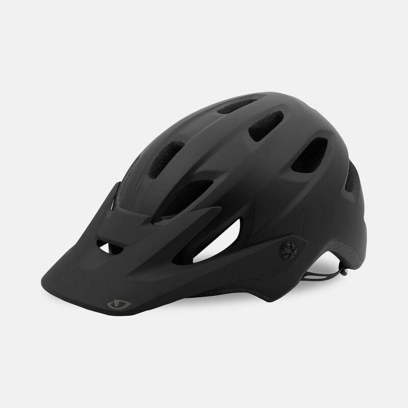 black mtb helmet